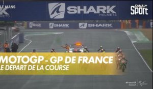 Le départ de la course MotoGP - SHARK Helmets GP de France