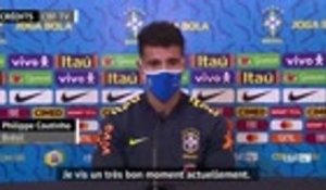 Brésil - Coutinho se réjouit de sa forme actuelle