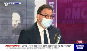 Covid en Île-de-France: selon le directeur de l'ARS Aurélien Rousseau, "Jusqu'à 300 personnes par jour pourraient arriver dans les hôpitaux dans les prochains jours"