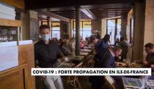 Covid-19 : forte propagation en Île-de-France