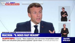 Emmanuel Macron: "Il serait disproportionné de reconfiner le pays"