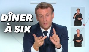 Emmanuel Macron demande d'appliquer la "règle des 6" lors des réunions privées