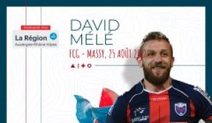 L'essai de David Mélé contre Massy, saison 2017-2018