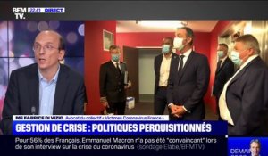 Covid-19: l'avocat du collectif Victimes Coronavirus France reproche à Olivier Véran de "ne pas avoir justifié des bons de commande de masques"