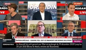Le spécialiste de l’art oratoire Bertrand Périer revient dans "Morandini Live" sur CNews sur l’histoire du mot couvre-feu - VIDEO
