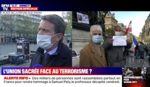 Lutte contre l'islamisme: pour Manuel Valls, "Jean-Luc Mélenchon a sa part de responsabilité dans cette lâcheté qu'il y a eu de la part de la gauche"