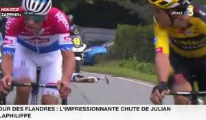 Tour des Flandres : L’impressionnante chute de Julian Alaphilippe (vidéo)