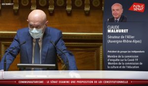 Loi contre le communautarisme: Claude Malhuret salue "un sursaut"