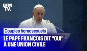Le pape François dit "oui" à une union civile pour les couples homosexuels