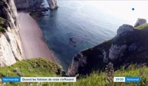 Normandie : les falaises de craie menacées par l’érosion