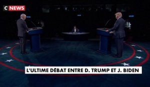 L'ultime débat entre Donald Trump et Joe Biden