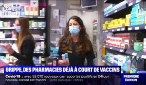 Vaccin contre la grippe: entre 70% et 90% des pharmacies sont en rupture de stock