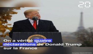 « 20 Minutes » a vérifié quatre déclarations de Donald Trump sur la France