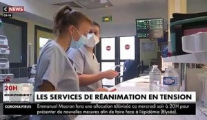 Coronavirus - Face à l'afflux de patients atteints du Covid-19, les services de réanimation dans les hôpitaux sont au bord de la saturation - VIDEO