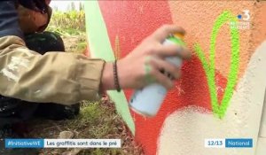 Ruralité : des chantiers citoyens pour apprendre l'art du graffiti