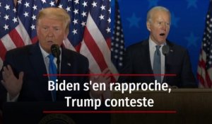 Élection américaine : Biden s'en rapproche, Trump conteste