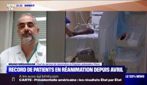 Covid-19: le professeur Mégarbane s'attend "à une saturation de 100% des lits" de son hôpital "vers la mi-novembre"