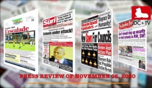 CAMEROONIAN PRESS REVIEW OF NOVEMBER 05, 2020