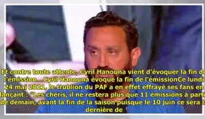 Cyril Hanouna - en plein pic d'audiences, il annonce la fin de TPMP sur C8 #shorts