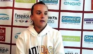 WTA - Stasbourg 2021 - Clara Burel : "J'arrive dans ce Roland-Garros plus en confiance et c'est toujours de pouvoir y jouer"