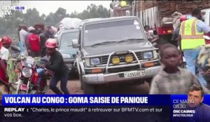 Volcan Nyiragongo: les habitants de Goma, en République démocratique du Congo, fuient la ville