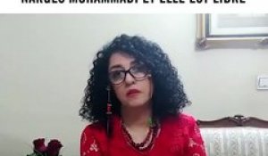 La militante des droits humains et journaliste iranienne Narges Mohammadi, libérée de prison en octobre, a de nouveau été condamnée, à 80 coups de fouet et 30 mois de détention