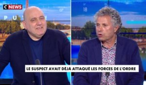 Désaccord entre Gilles-William Goldnadel et Julien Dray, à propos du profil du suspect de l'agression de la policière à La Chapelle-sur-Erdre