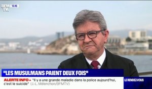 Jean-Luc Mélenchon sur la plainte contre Audrey Pulvar: "M. Darmanin est un malin, sa plainte n'avait aucune chance d'aboutir"