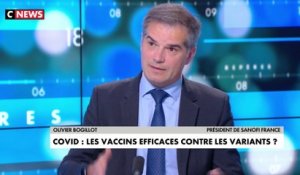 Olivier Bogillot, président de Sanofi France : «C’est ce qu’on fait chaque année avec la grippe. Chaque année il y a un variant de la grippe et on réadapte le vaccin à ce variant»