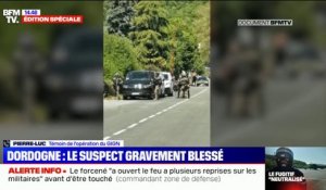 "Ça courrait de partout" : un témoin de l'arrestation du forcené en Dordogne raconte