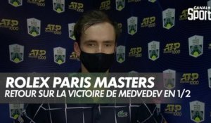 Rolex Paris Masters - Retour sur la victoire de Medvedev en 1/2 finale