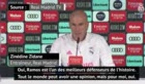 9e j. - Zidane : "Ramos est l'un des meilleurs défenseurs de l'histoire"