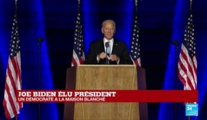 Election US - Regardez le premier discours de Joe Biden cette nuit après l'annonce de son élection : "Il est temps de panser les plaies du pays et d'en finir avec les diabolisations"