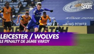 Le penalty de Jamie Vardy - Leicester / Wolverhamtpon - Premier League, 8ème journée