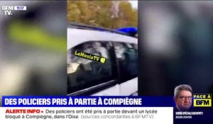Des policiers et des pompiers pris à partie devant un Lycée à Compiègne