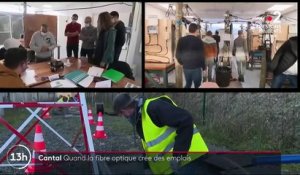Cantal : le secteur de la fibre optique crée des emplois