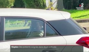 Coronavirus - Faute de lits disponibles, des malades italiens sont pris en charge par les soignants dans leurs voitures - VIDEO