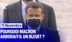 11-Novembre: pourquoi Emmanuel Macron arborait-il un bleuet ?