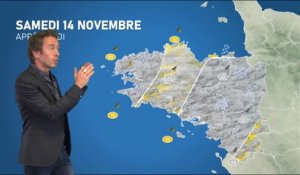 Bulletin météo pour le samedi 14 novembre 2020