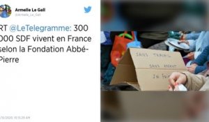 La Fondation Abbé Pierre recence "300.000 SDF en France", un "électrochoc"