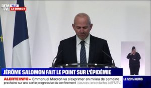 Jérôme Salomon: "À ce jour, plus de 8000 patients réanimatoires" en France
