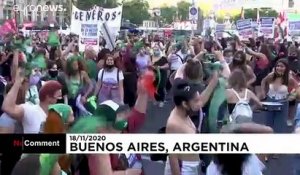 Pro et anti-avortement se retrouvent pour manifester à Buenos Aires