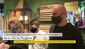 En Bretagne, des lycéens accompagnent les commerçants confinés dans leur transformation digitale