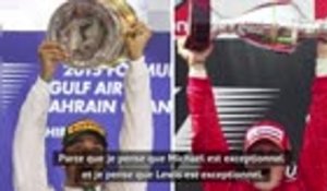 Formule 1 - Coulthard : "Schumacher et Hamilton auraient couru d'égal à égal"