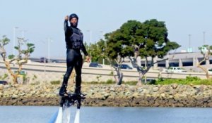 King Keraun Attempts to Fly Board