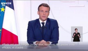 Emmanuel Macron: "Vos efforts ont payé"