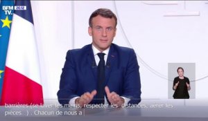 Emmanuel Macron: "Début janvier, aucun test ne devra mettre plus de 24h entre la demande de test et son résultat"
