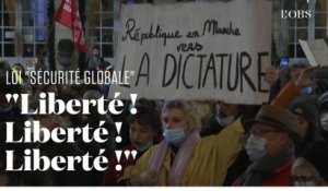 Manifestation à Bordeaux contre la loi "sécurité globale" et les violences policières