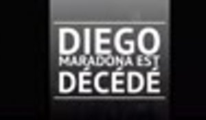 Argentine - Diego Maradona est décédé