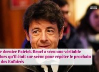 Patrick Bruel traumatisé par sa chute dans les Enfoirés, il revient sur sa blessure